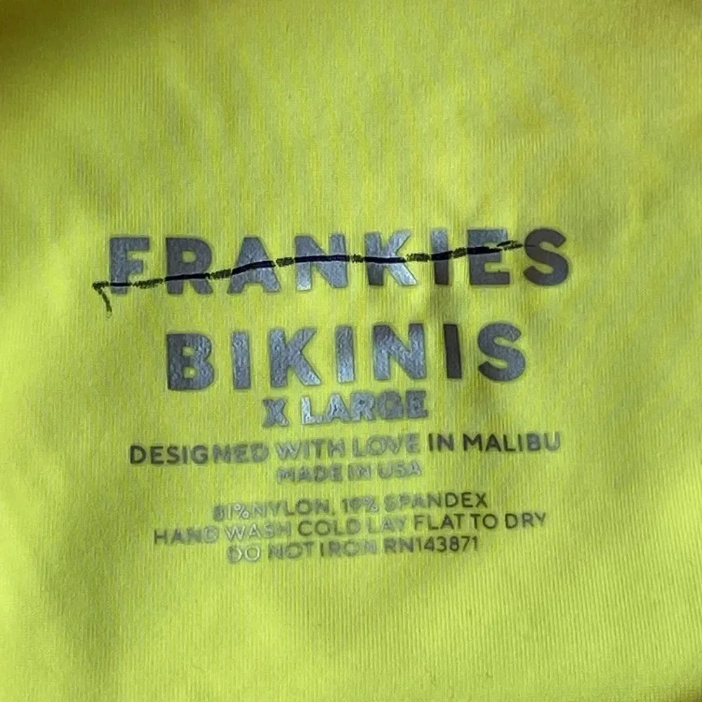 NEW! Frankie’s Bikini’s rainbow swirl hazel bikini bottom 19375